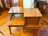 SET OF (2) END TABLES, APPROX 22
