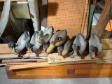 LOT OF DUCK DECOYS, CARRY-LITE, MALLARDS (8)