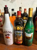 (3) BOTTOLES OF ALCOHOL: MALIBU CARIBBEAN RUM COCONUT LIQUEUR,