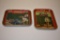 (2) METAL COCA-COLA TRAYS VINTAGE