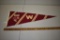 Vintage University of Wisconsin Pennant Bucky Badger