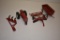 Vintage Ertl IH International Diecast Toy Tractor W/ Implements & Attachments