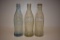 (3) OVERSIZED GLASS COCA-COLA BOTTLES