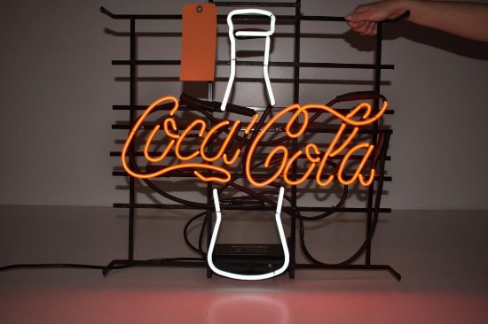 VINTAGE COCA-COLA NEON WINDOW COKE SIGN