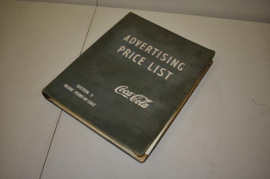 Rare Coca-Cola Advertising Price List Point of Sale Advertising products