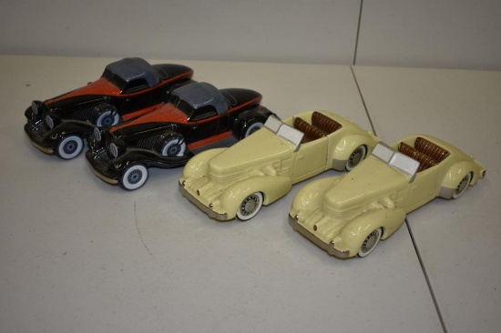 4 AVON BOTTLE VEHICLES