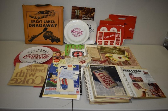 ASSORTED ADVERTISING PROMO PACKETS FOR COCA-COLA