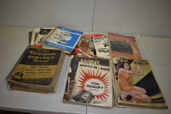 BOX WITH MOSTLY MAGAZINES