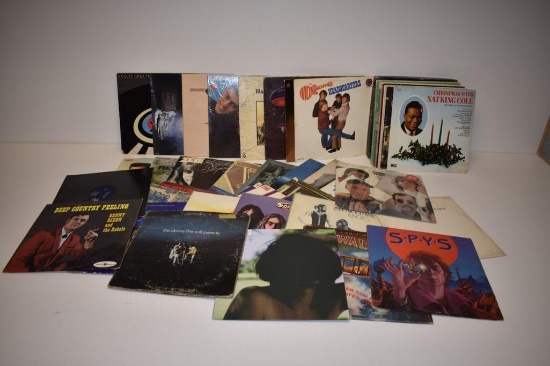 LARGE LOT OF 50+ VINYL LP RECORDS 33 ALBUMS