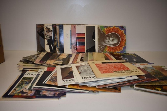 LARGE LOT OF 50+ VINYL LP RECORDS 33 ALBUMS
