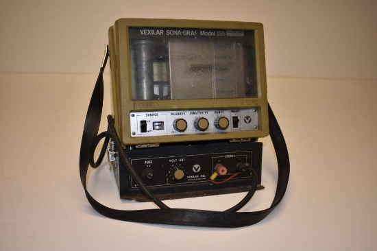 Vintage Vexilar Sona-Graf Fish Finder Model 155 Soran Depth Finder, Untested Fishing
