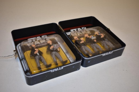 Vintage Sar Wars Episode IV The Modal Nodes Cantina Band Commemorative Tin Collection
