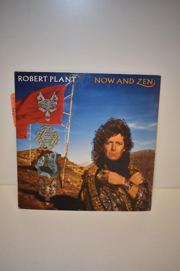 RARE Vintage Robert Plant Led Zeppelin "Now and Zen" Record Album Store Display Large! 24 in