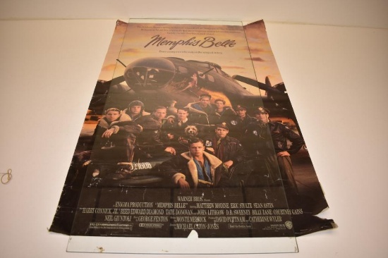 Vintage Memphis Belle Movie Poster 1990 27"x39"