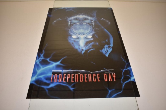 Vintage Independence Day Alien Poster 35"x23"