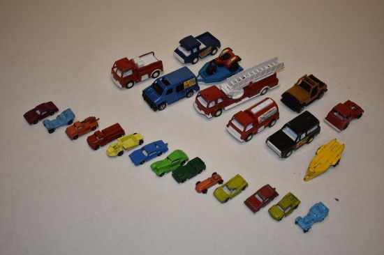Large Lot of Vintage Tootsie Toy Car & Trucks 20+