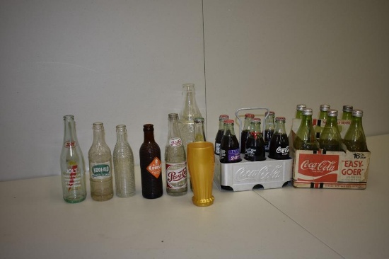 BOX WITH COCA-COLA BOTTLES EMPTY