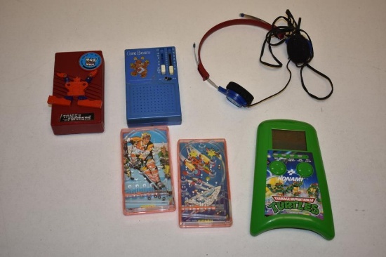Vintage Transformers, Care Bears Transistor Radios, Pinball & Other Toys