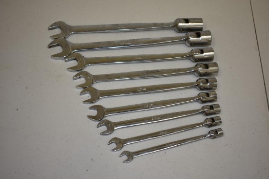 SNAP-ON COMBINATION WRENCH SET 3/8-7/8" OPEN END & SOCKET END