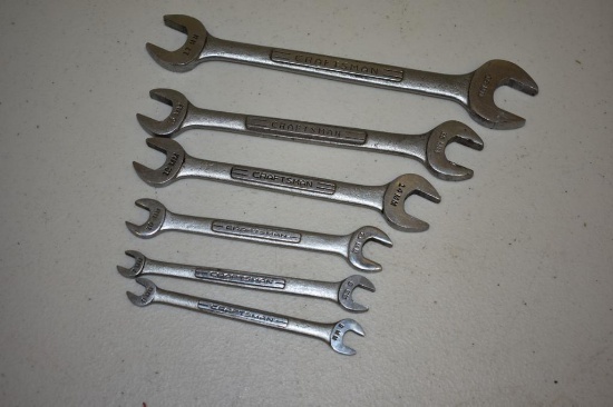 CRAFTSMAN METRIC OPEN END WRENCH SET 6MM-19MM NO 17 OR 18MM