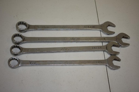 MAC LARGE 4 WRENCH SET 7/8"-1-1/16"