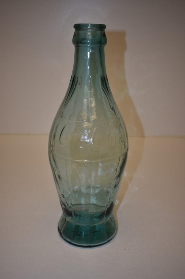 VINTAGE COCA-COLA BOTTLING CO GLASS BOTTLE, APPROX 18" TALL