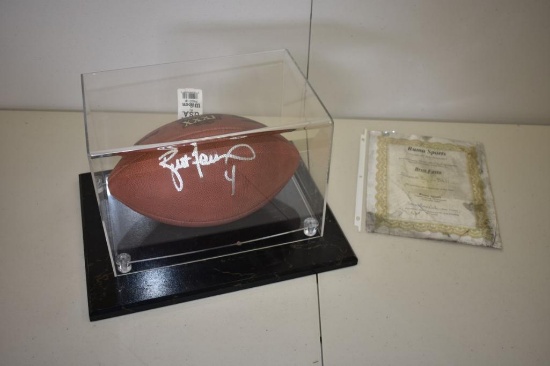OFFICIAL BRETT FAVRE AUTOGRAPHED SUPER BOWL