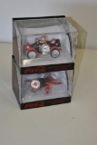 (2) COCA-COLA BRAND COLLECTIBLE MINI-CLOCKS IN
