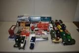 BOX WITH VINTAGE AUTOMOTIVE RACING MEMORABILIA