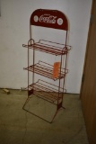 Vintage Coca-cola floor bottle display rack for point of sale