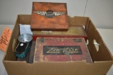 BOX OF MISC AUTOMOTIVE CLIPS AND FASTENERS, ETC.