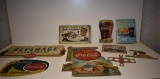 LOT OF (8) VINTAGE COCA-COLA RESTAURANT CARDBOARD SIGNS,