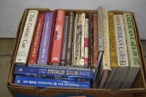 BOX WITH MISC CAR BOOKS; CLASSIC CAR, AMERICAN CARS