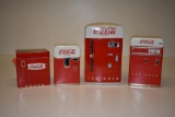 4 PIECE COCA-COLA CANNISTER SET 1997