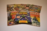 Lot of 8 Antique Comic Books Marvel, Silver Surfer, Dr. Strange, Combat, Spider-Man and More!