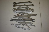 LARGE SELECTION OF THIN PROFILE SAE WRENCHES MIXED MAKE 29 PIECES