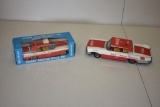 (2) VINTAGE COCA-COLA TIN FRICTION TOY CARS