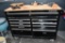 HUSKY NINE DRAWER TOOLBOX WITH CONTENTS IN DRAWERS, ASSORTED HAND TOOLS