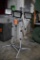 SMART ELECTRICIAN 2 DUAL LIGHT LED WORK LIGHTS WITH ADJUSTABLE STANDS, * ONE LENS BROKEN