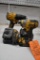 DEWALT 20 VMAX: IMPACT DRIVER, 3 BATTERIES, 2 CHARGING STATIONS, DRILL DRIVER