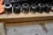 MOUNTING BLOCK WITH 6 CAT30 TOOLING HOLDERS