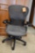 HERMAN MILLER AERON CHAIR, BLACK MESH, FULLY ADJUSTABLE, GRAPHITE FRAME ON WHEELS, SIZE C