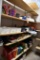 ALL ITEMS THIS SIDE OF CLOSET, CEILING TO FLOOR, OFFICE SUPPLIES; PENS, PAPER, STAPLES, ETC.