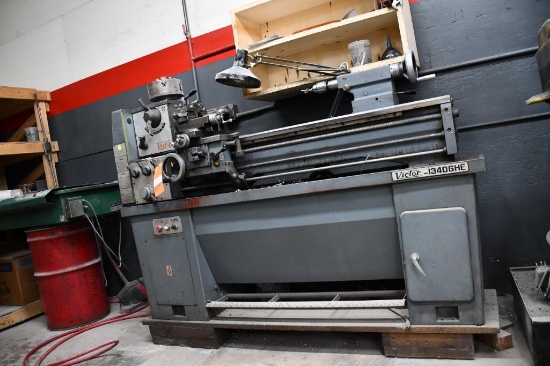 (1988) VICTOR GAP BED LATHE, MODEL 1340-GHE, S/N