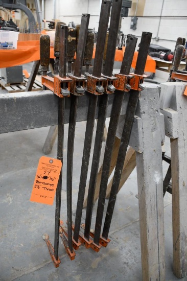 (6) 36" BAR CLAMPS 5-1/2" THROAT