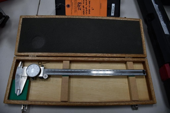 VERNIER CALIPER 12" IN WOODEN CASE