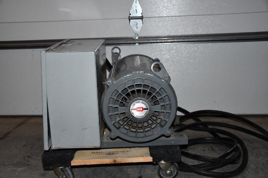 CEDERBURG ROTARY PHASE CONVERTER MODEL 75, SN: 5330, 7.5 HP, INPUT 240V, 30 AMP, 22 HP,