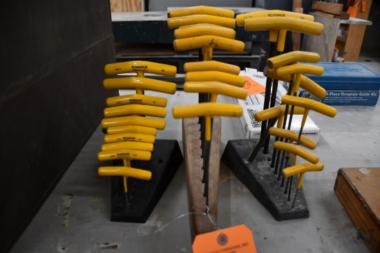 3 STANDS WITH T-HANDLE HEX WRENCHES