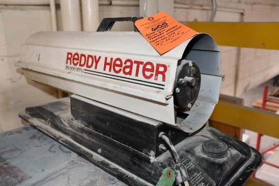 REDDY HEATER, 35,000 BRU TORPEDO HEATER CONDITION UNKNOW, 30" X 12" X 14"H UPSTAIRS WEST