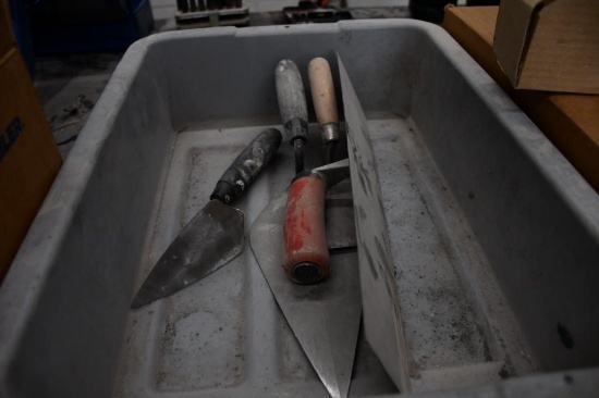 BIN OF TROWELS
